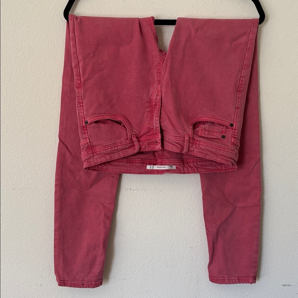 Zara Trafaluc Denimwear Coral Red Pink Denim